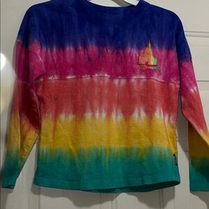 Disney Multicolor Tie-Dye Kids Shirt M